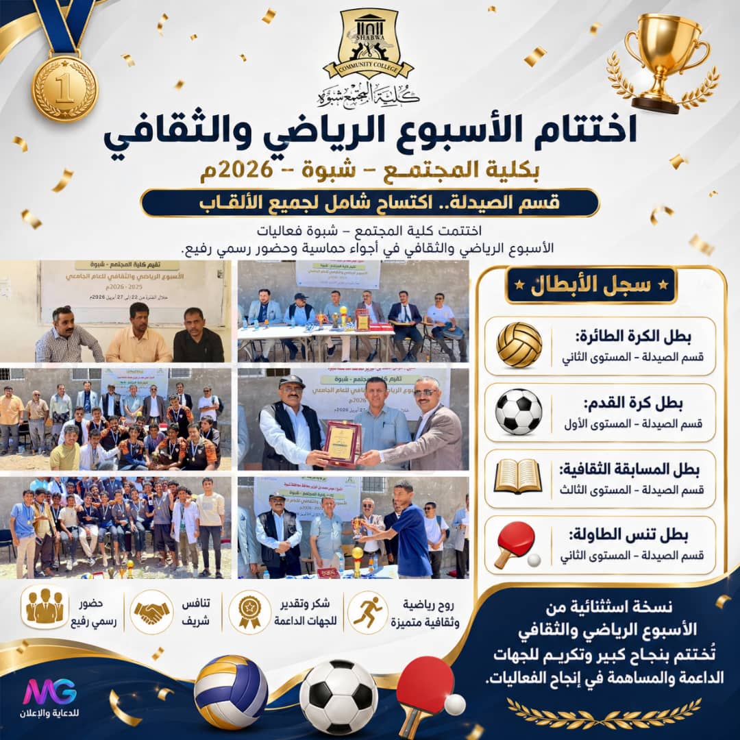 ملخص الاسبوع الثقافي 